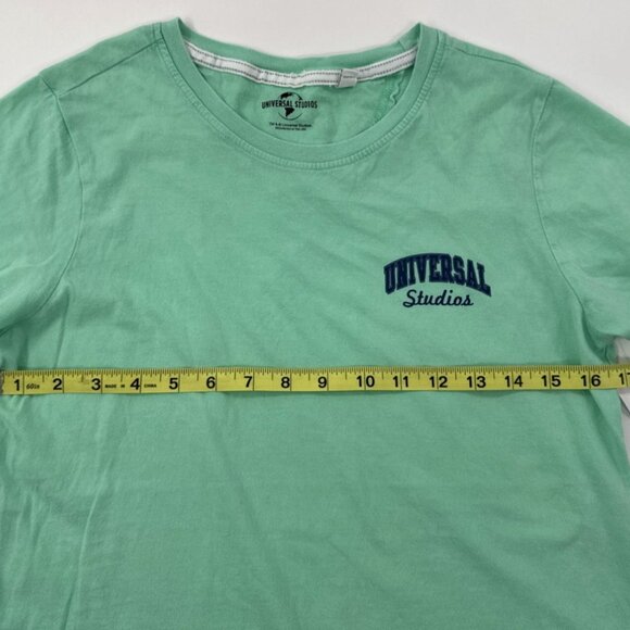 Universal Studios Womens T Shirt Medium Teal Green Lightweight Soft Tee NEW - Picture 10 of 11